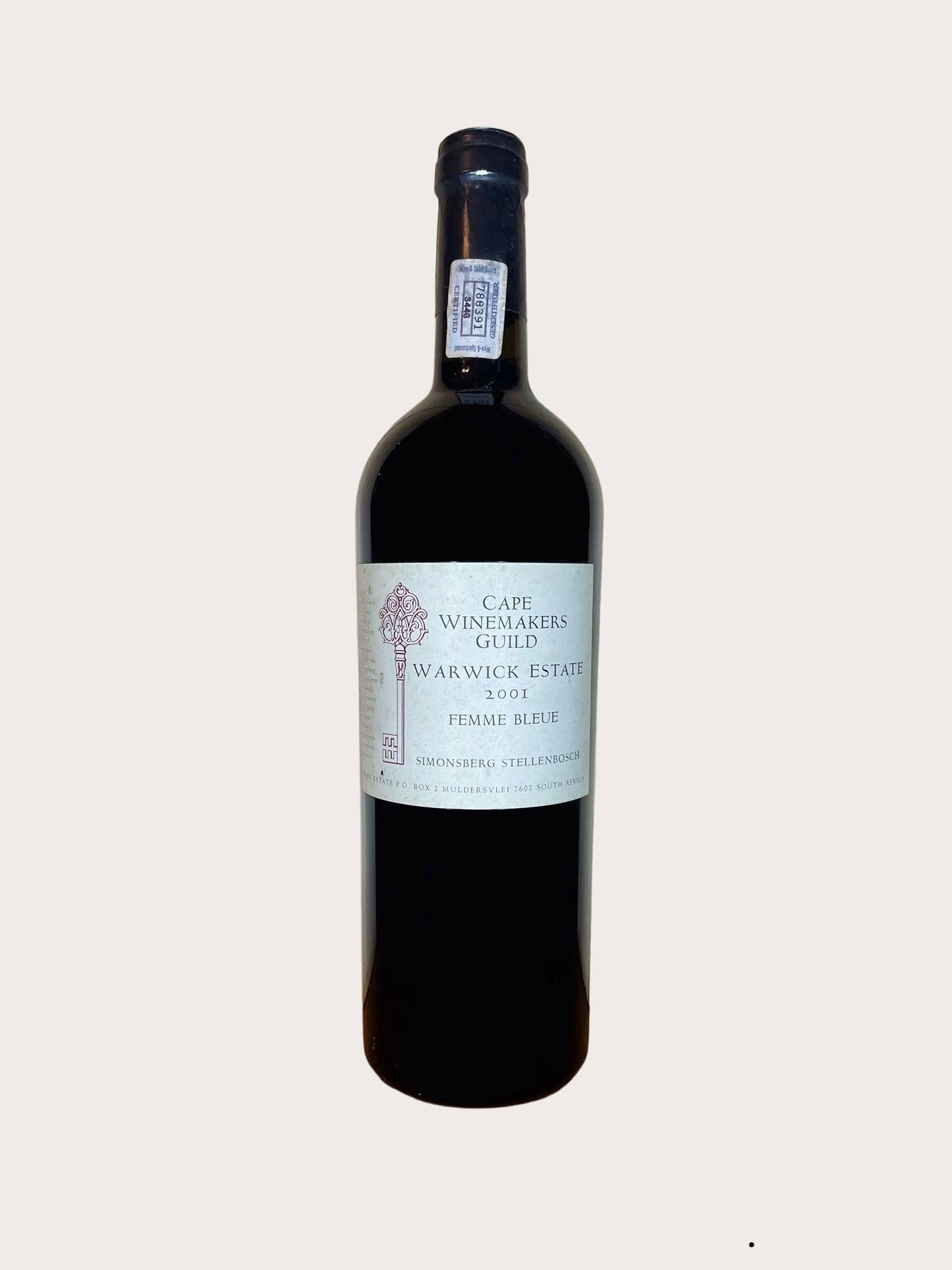 Cape Winemakers Guild Warwick Estate Femme Bleue 2001