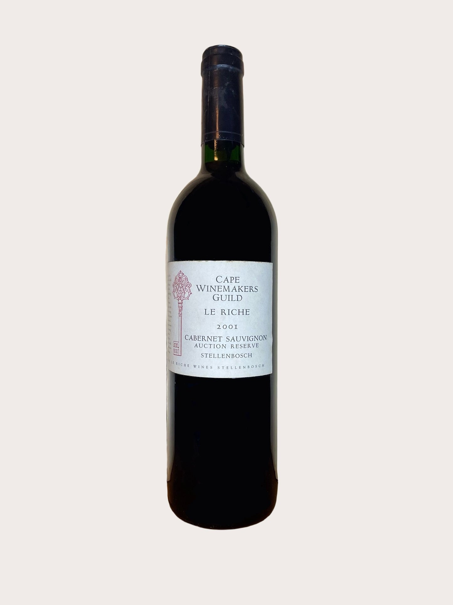 Cape Winemakers Guild Le Riche 2001 Cabernet Sauvignon Auction Reserva